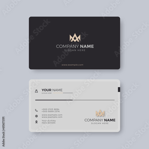 Wallpaper Mural Professional Elegant Modern Business Card Design Template	 Torontodigital.ca