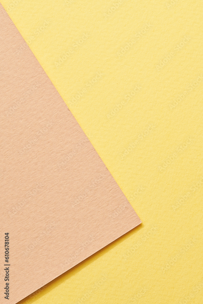 Rough kraft paper background, paper texture yellow beige colors. Mockup with copy space for text Rough kraft paper background, paper texture yellow beige colors. Mockup with copy space for text