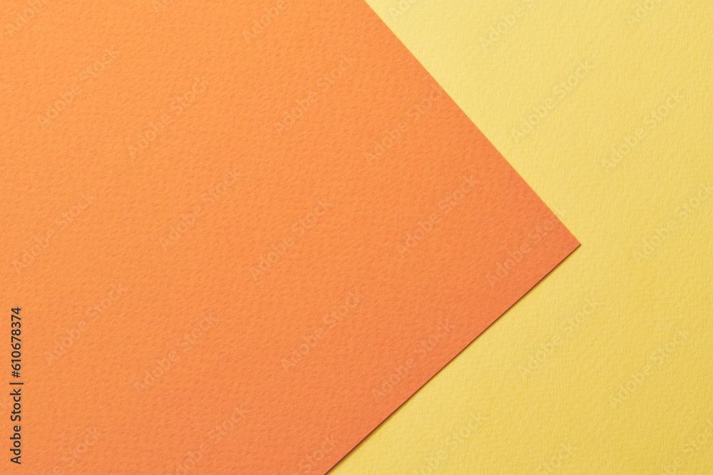 Rough kraft paper background, paper texture orange yellow colors. Mockup with copy space for text Rough kraft paper background, paper texture orange yellow colors. Mockup with copy space for text