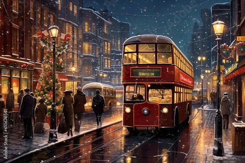 weihnachten in der stadt (generative ai)