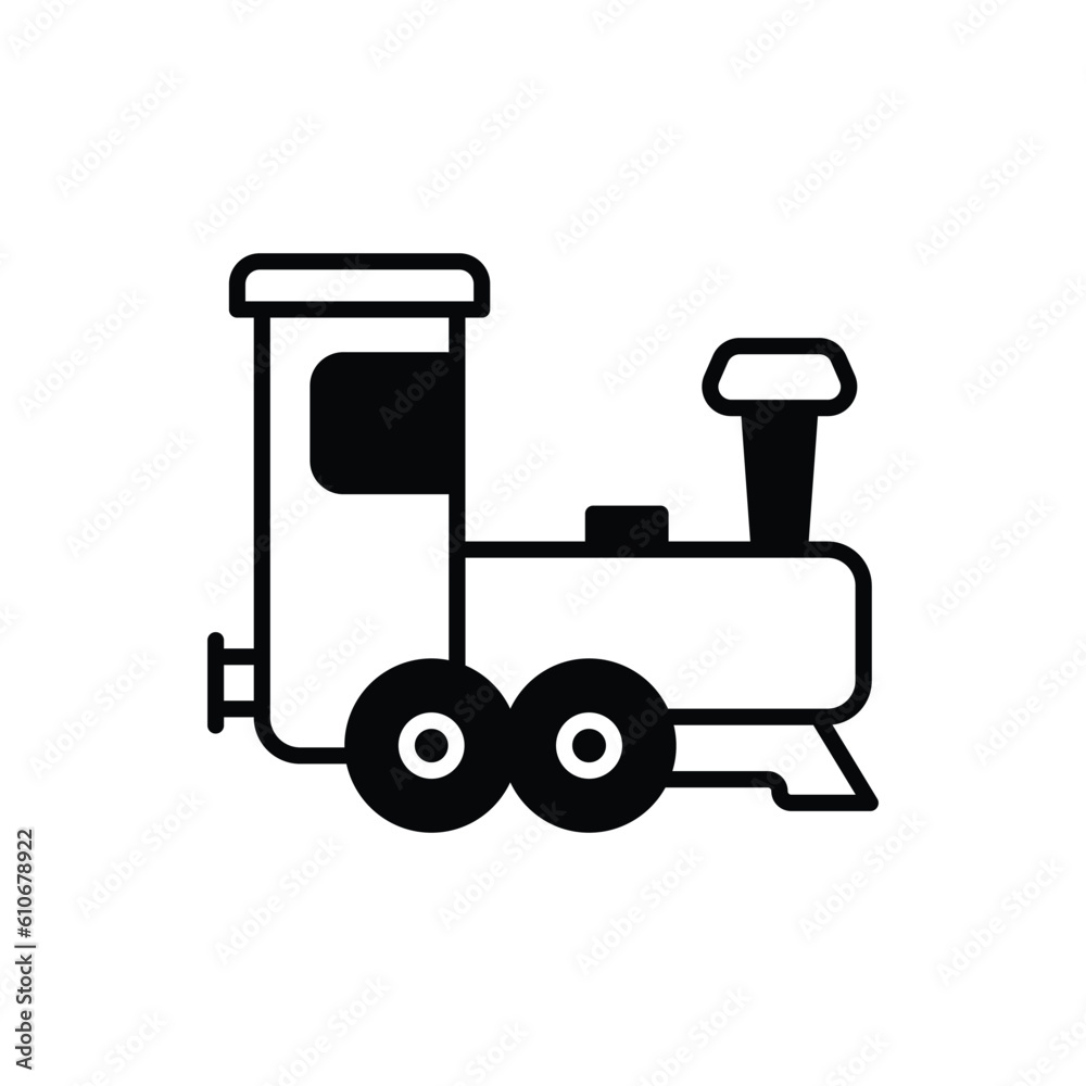 Train icon vector stock illustration. Train icon vector stock illustration.