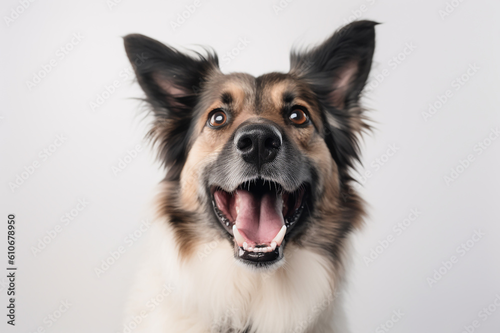Fototapeta premium cachorro com cara de atento 