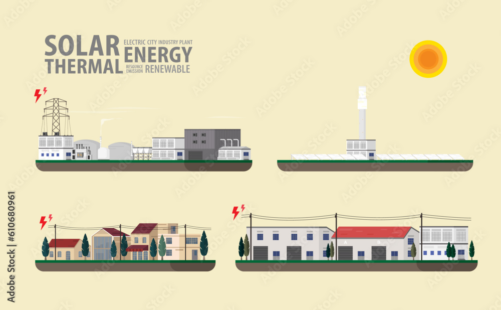 solar thermal energy, solar thermal power palnt