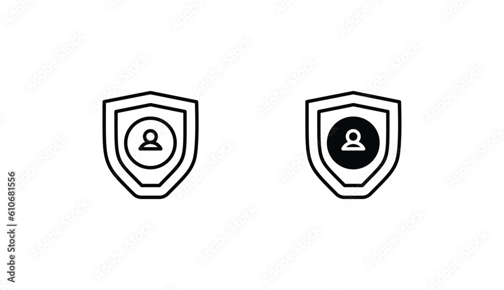 User Seurity icon design with white background stock illustration User Seurity icon design with white background stock illustration