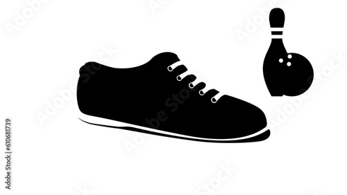 bowling shoes silhouette