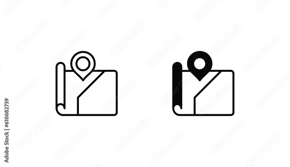 Location icon design with white background stock illustration Location icon design with white background stock illustration