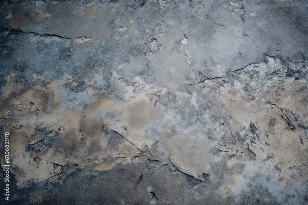 concrete surface from top view. Generative Ai
