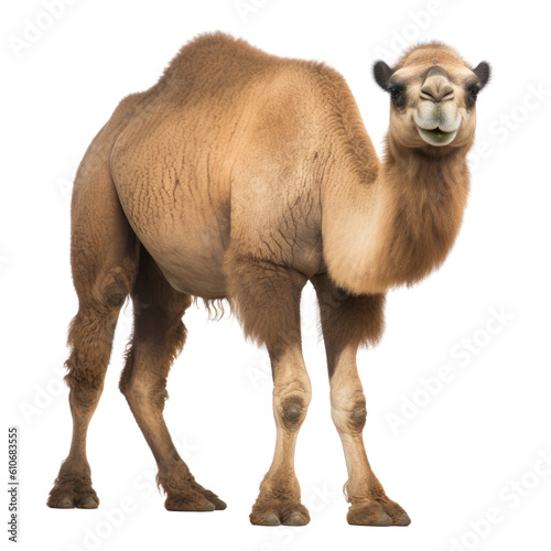 camel isolated on transparent background cutout 