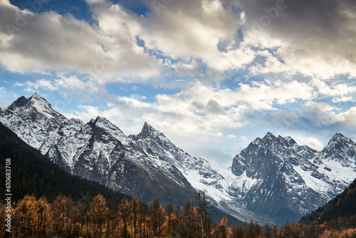 snow covered mountain