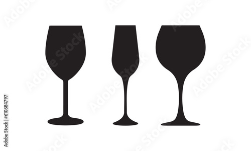 wine glass logo