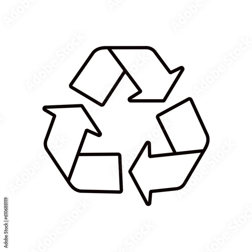 Vector simple line icon and illustration.