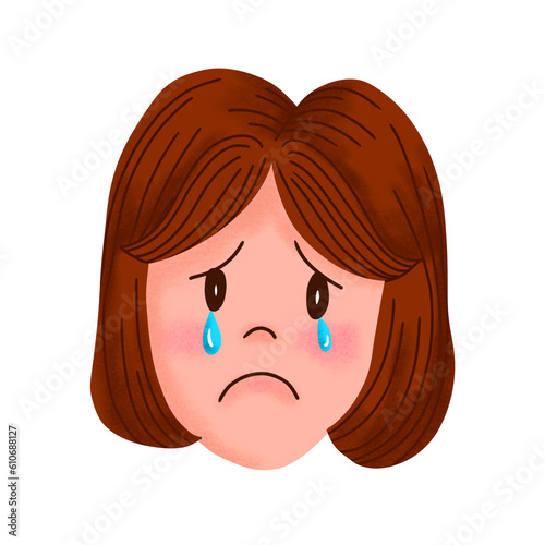 Girl crying