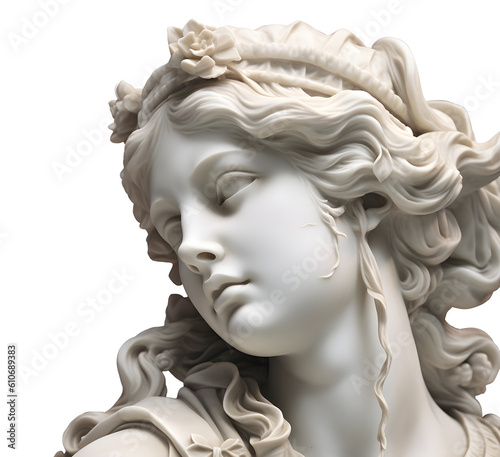 Marble Statue of Italian Woman