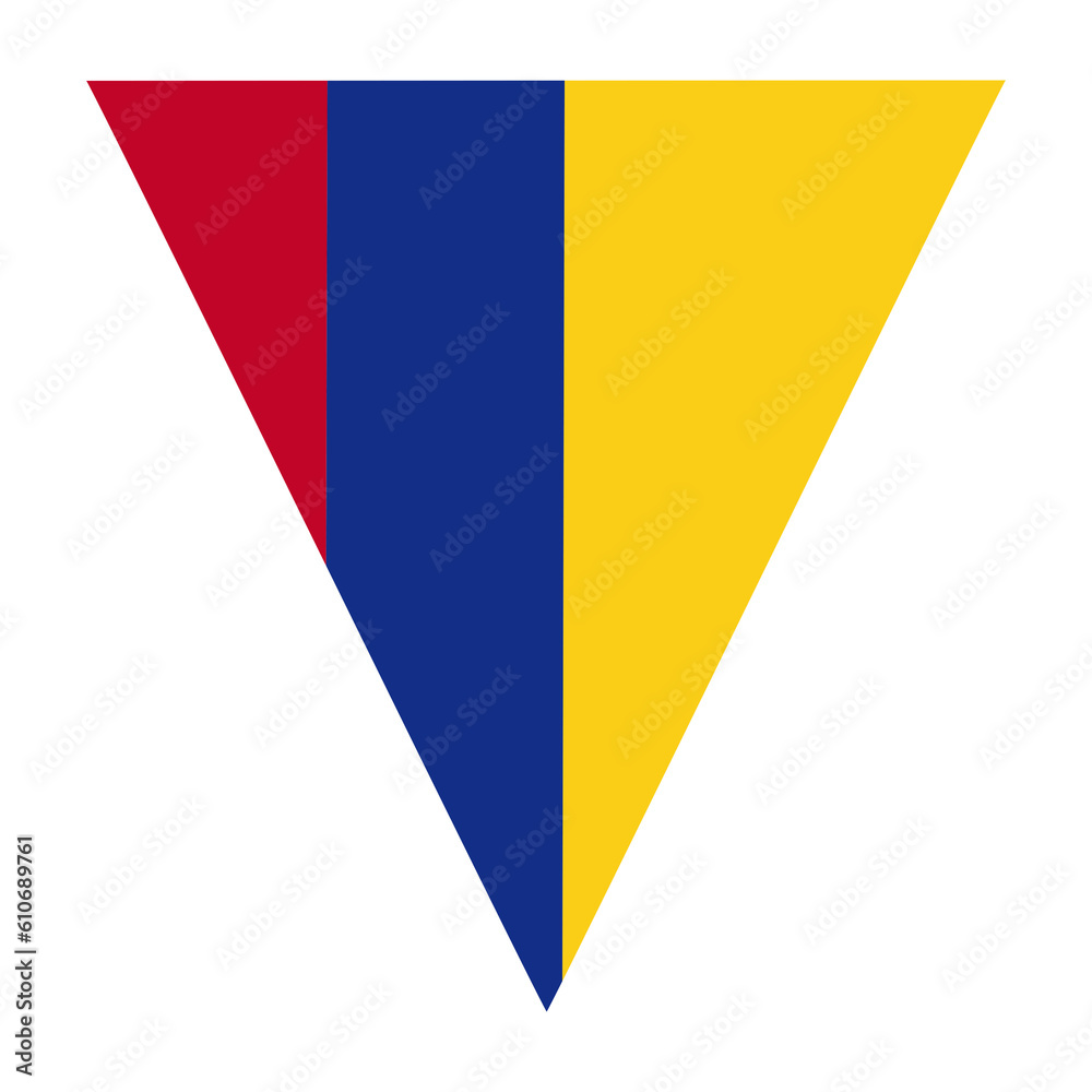 Fototapeta premium Flag of Colombia illustration