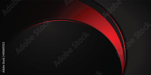 Red and black modern abstract background
