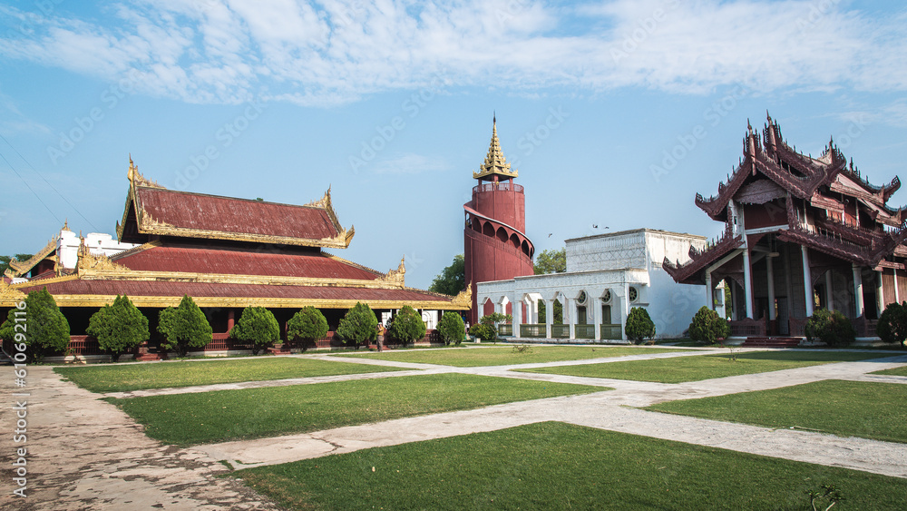 Mandalay Palace located in Myanmar, is the last royal palace of the last Burmese monarchy. Mandalay Palace located in Myanmar, is the last royal palace of the last Burmese monarchy.