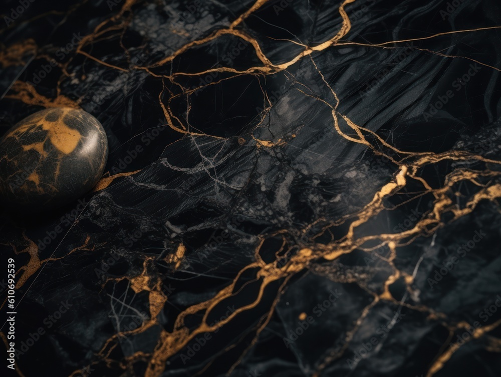 Marble stone texture background with elements of semi-precious stones and gold created with Generative AI technology. Marble stone texture background with elements of semi-precious stones and gold created with Generative AI technology.