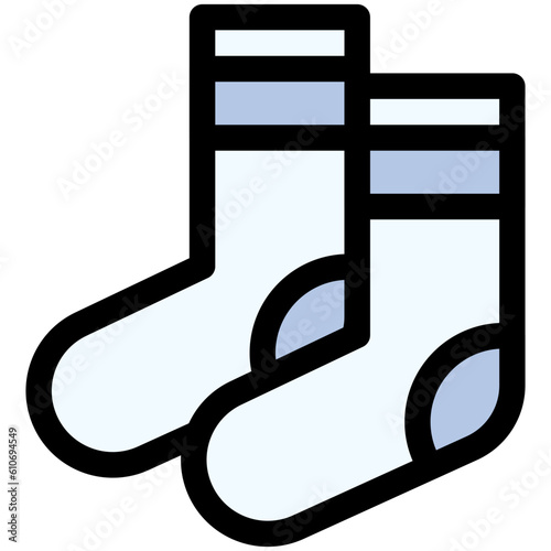 Socks icon, Marathon related vector