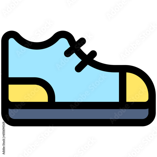 Sneaker icon, Marathon related vector