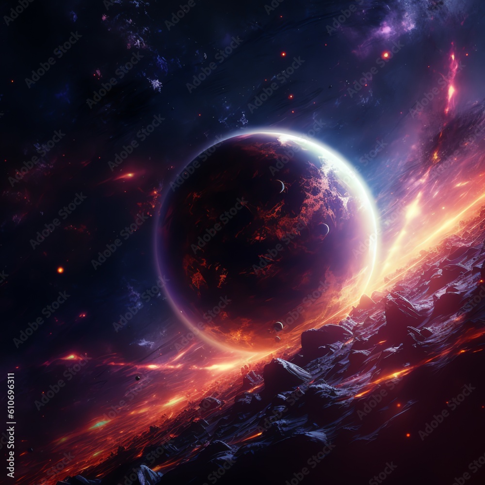 Obraz premium planet in space