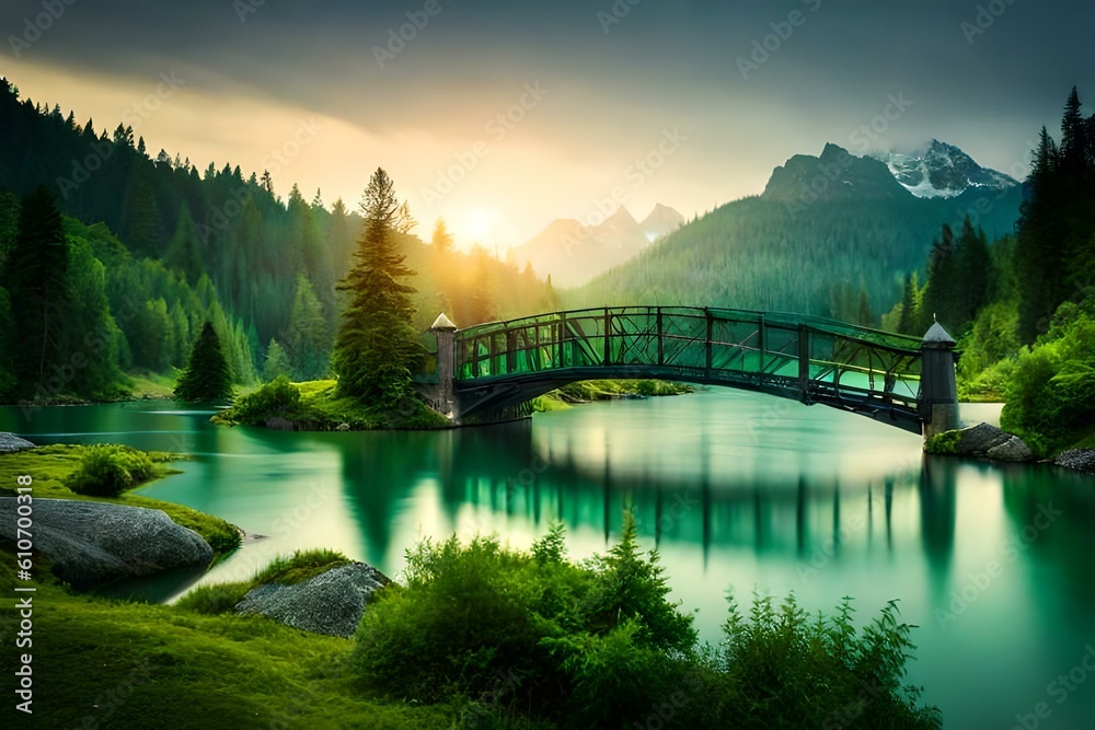 most beautiful wallpapers and backgrounds Generative ai Stock