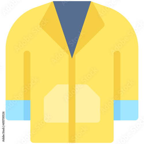 Jacket icon, Marathon related vector