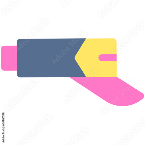 Sports visor icon, Marathon related vector