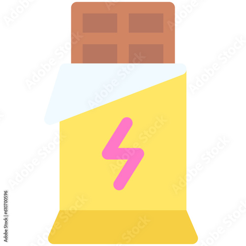 Energy bar icon, Marathon related vector