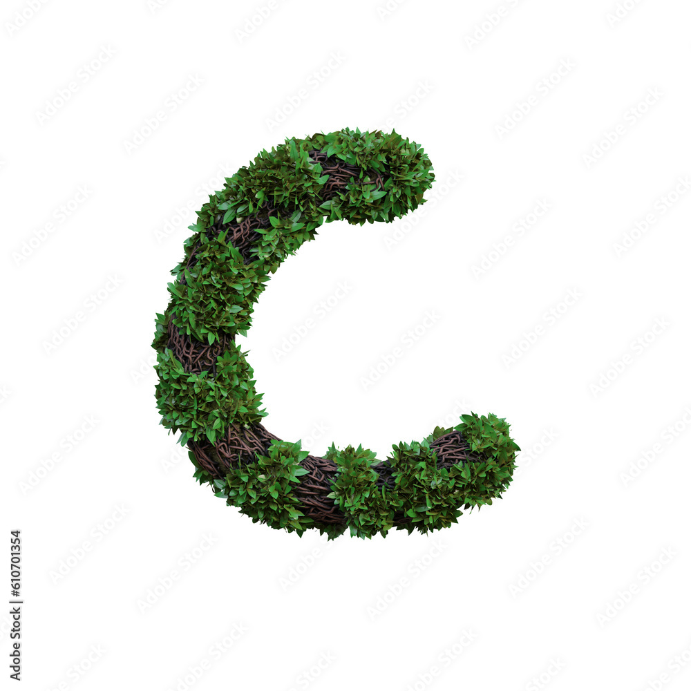 Jungle Forest 3D Alphabet or PNG Letters Jungle Forest 3D Alphabet or PNG Letters