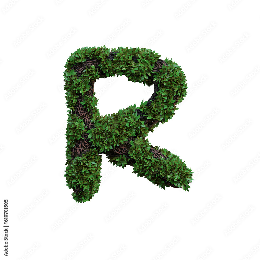 Jungle Forest 3D Alphabet or PNG Letters Jungle Forest 3D Alphabet or PNG Letters