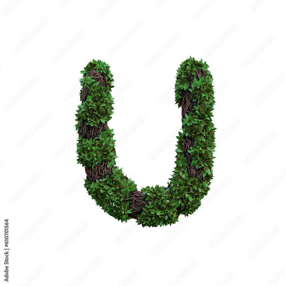 Jungle Forest 3D Alphabet or PNG Letters Jungle Forest 3D Alphabet or PNG Letters