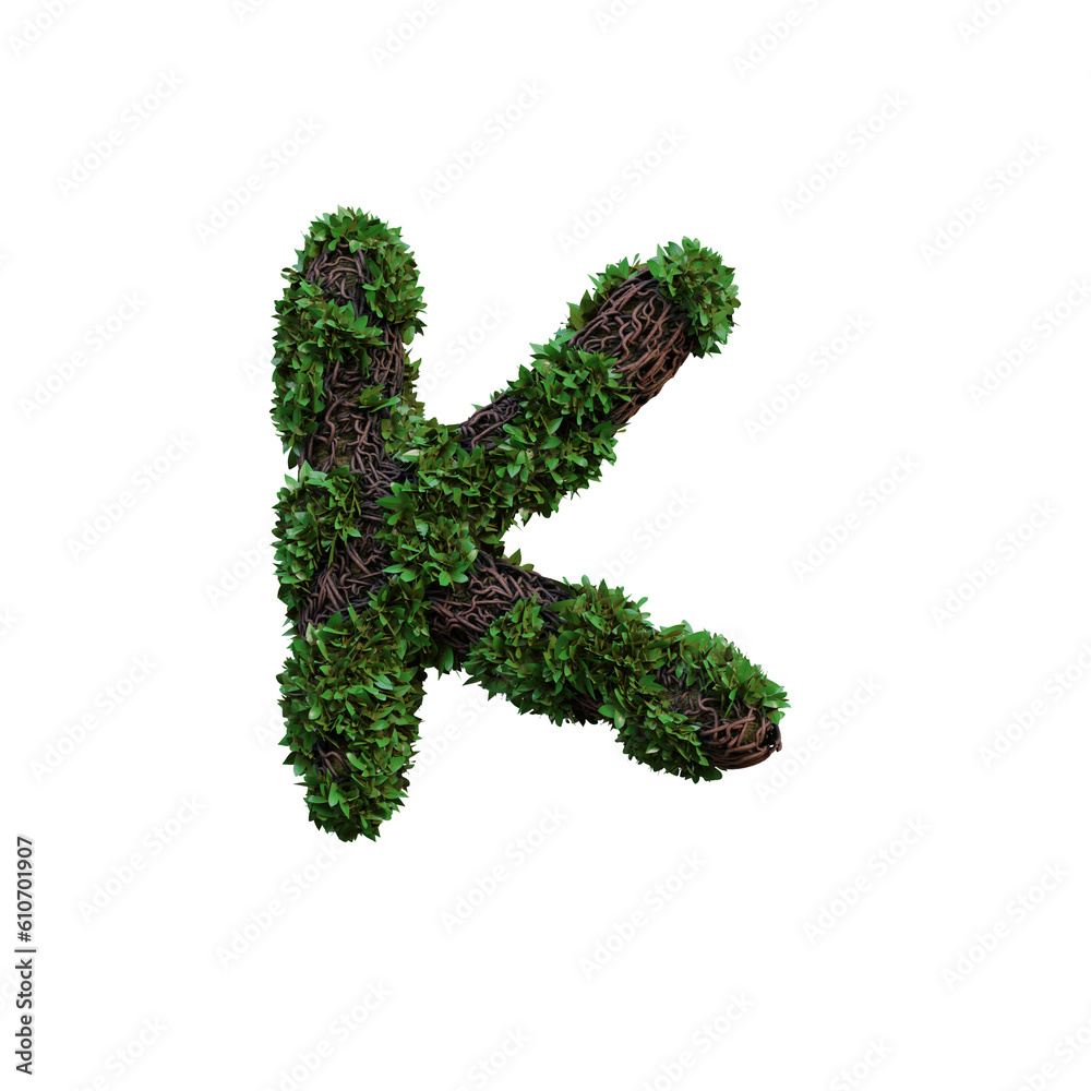 Jungle Forest 3D Alphabet or PNG Letters Jungle Forest 3D Alphabet or PNG Letters