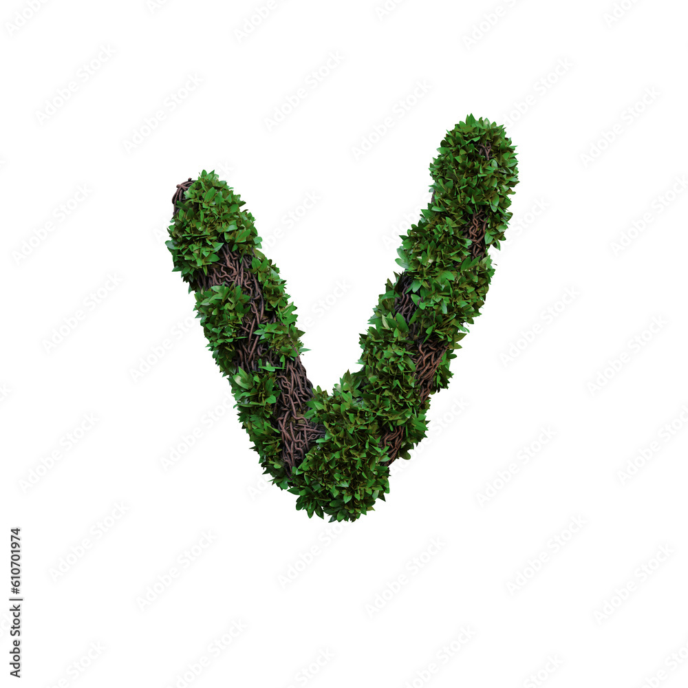 Jungle Forest 3D Alphabet or PNG Letters Jungle Forest 3D Alphabet or PNG Letters