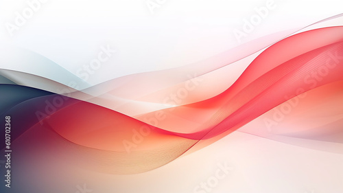 abstract colorful banner background curved smooth lines 