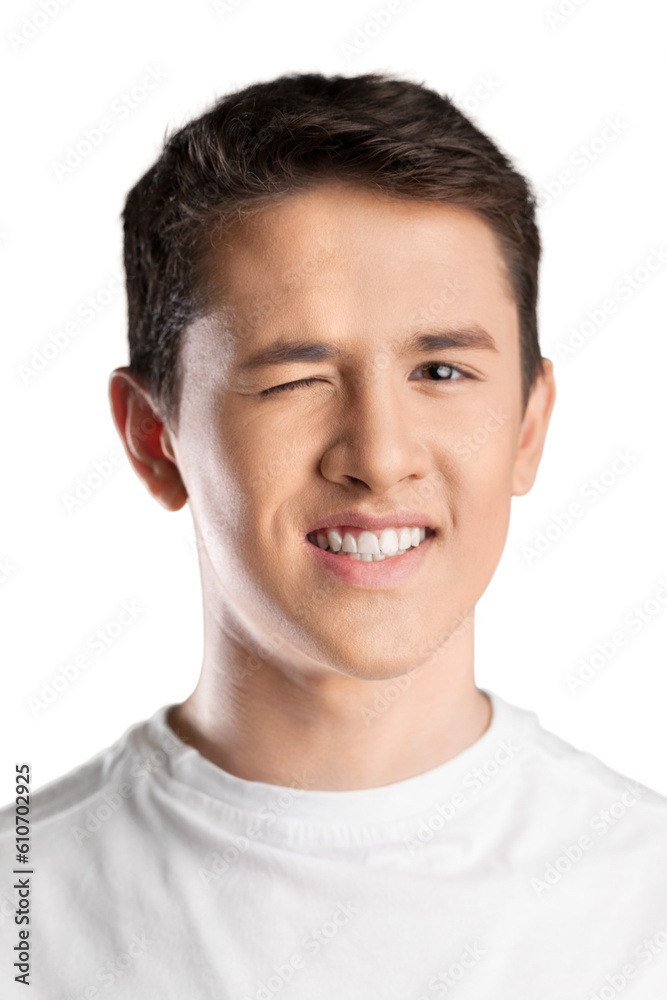 Different beautiful expressions of male face Different beautiful expressions of male face