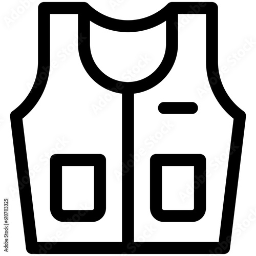 Jacket icon, Marathon related vector