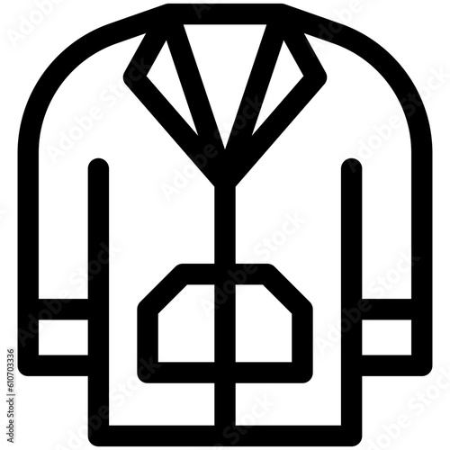 Jacket icon, Marathon related vector