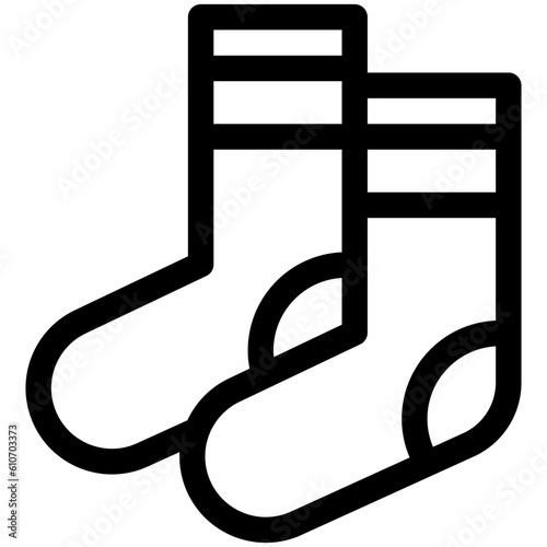 Socks icon, Marathon related vector