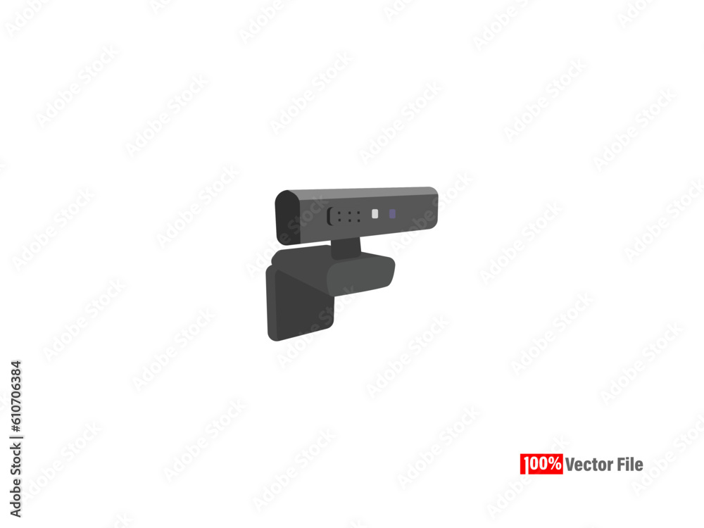 USB PC Computer Webcam webcam Vector Isometric CCTV webcam elements Security and technology concept - webcam Vector illustration isolated on white background CCTV camera icons. Vector webCam. USB PC Computer Webcam webcam Vector Isometric CCTV webcam elements Security and technology concept - webcam Vector illustration isolated on white background CCTV camera icons. Vector webCam.