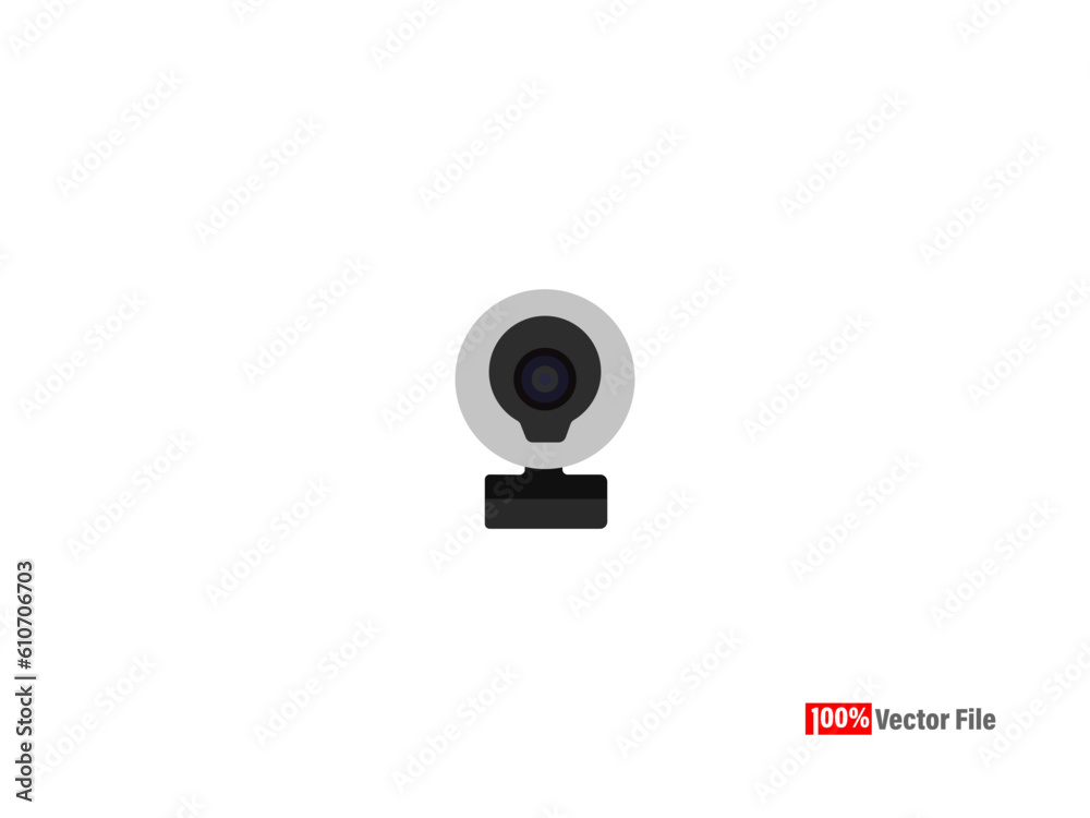Vector illustrations web Cam. Isometric CCTV elements Security and technology concept - webcam Vector illustration isolated on white background CCTV camera icons. Vector illustrations web Cam. Isometric CCTV elements Security and technology concept - webcam Vector illustration isolated on white background CCTV camera icons.