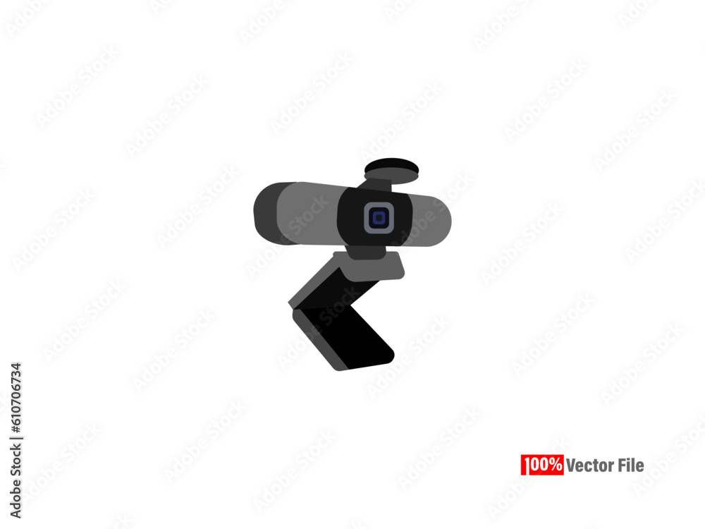 web camera icon. Design Template, security camera icons, video surveillance, cctv sign set, Minimal Web camera vector on a white background. Vector illustration. web camera icon. Design Template, security camera icons, video surveillance, cctv sign set, Minimal Web camera vector on a white background. Vector illustration.