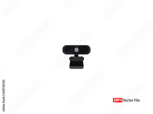  web camera icon. Design Template, security camera icons, video surveillance, cctv sign set, Minimal Web camera vector on a white background. Vector illustration.