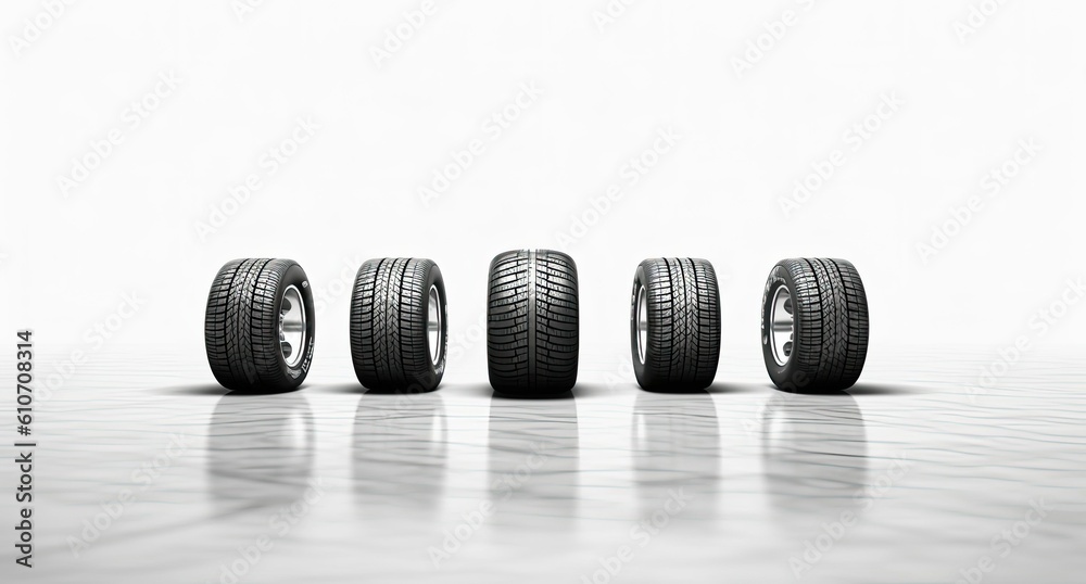 Road Wheels background by Generative AI Road Wheels background by Generative AI