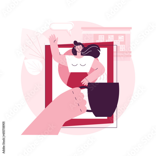Magazine abstract concept vector illustration. Periodical publication, latest news, electronic publishing, online magazine, mail distribution, newsstand and bookstore, review abstract metaphor.