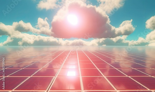 Photovoltaic solar panels as a renewable energy source, generative ai