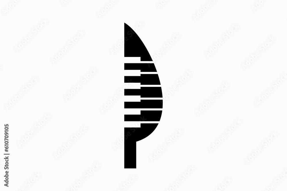 knife and piano logo vector premium template knife and piano logo vector premium template