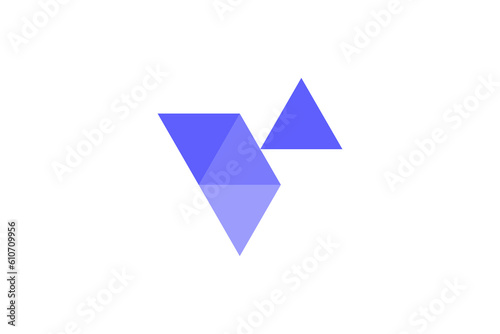 Free Download Letter V Arrow Up Logo Design Vector  - GFXLoad
