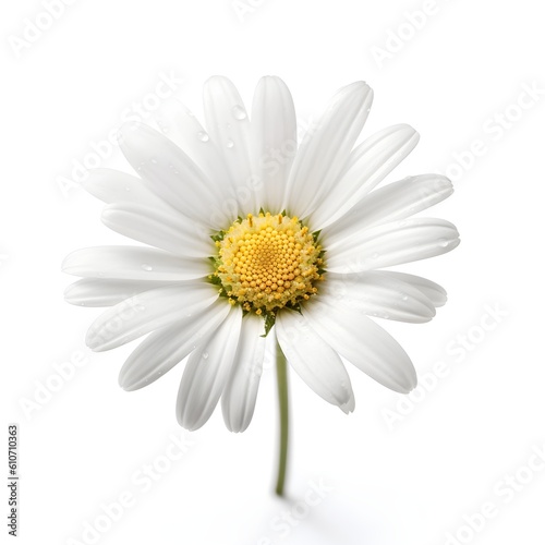 Daisy isolated on white background with copy space, cut out, good for clipping