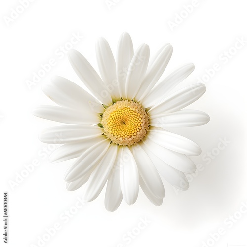 Daisy isolated on white background with copy space, cut out, good for clipping