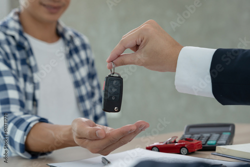 Fotografie lease, rental car, sell, buy